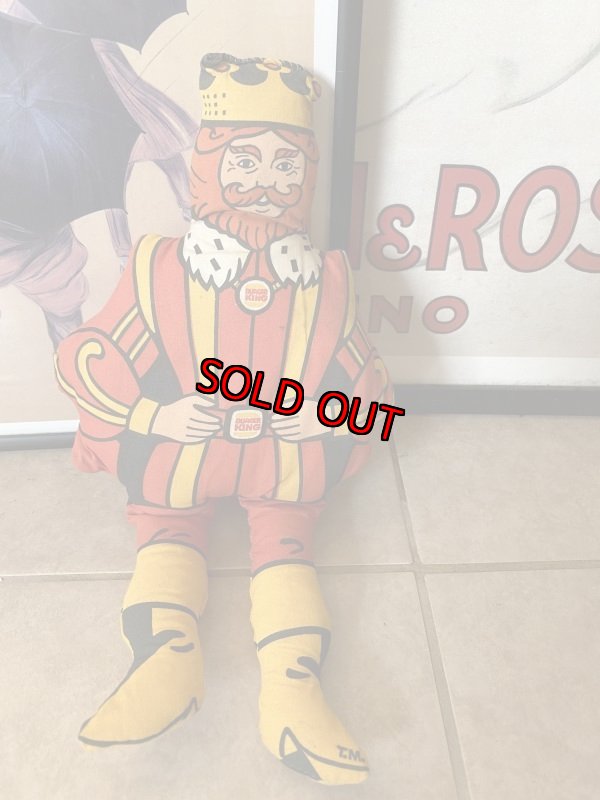 画像1: Burger King Pillow Doll バーガーキングのピロードール 70年代　スリム (1)