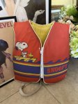 画像1: Snoopy Peanuts Kids Swim Life Vest スヌーピーの子供用ライフベスト (1)