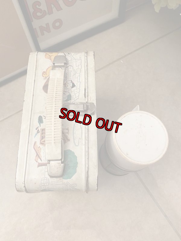 画像5: Mickey Mouse Club Tin Lunch Box With Thermos ミッキーマウスクラブのティン製　ランチボックス 水筒付き、60年代 (5)