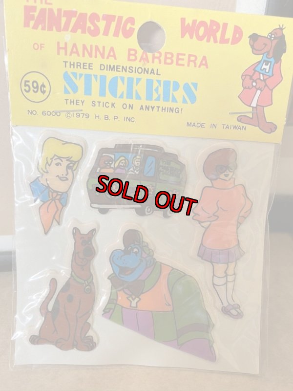 画像4: Fantastic World Of Hanna Barbera Stickers 1979 ハンナ・バーベラの3D ステッカー3枚セット (4)