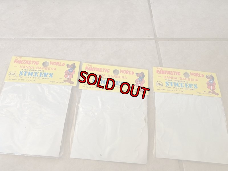 画像5: Fantastic World Of Hanna Barbera Stickers 1979 ハンナ・バーベラの3D ステッカー3枚セット (5)