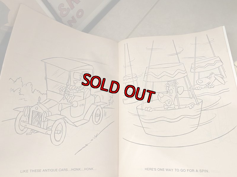 画像6:  Hucklebrry Houned　Giant Coloring Book  ハックルベリーハウンド　大きな色塗り本 (6)