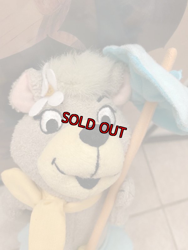 画像6: Hanna 　Barbera Yogi Bear Cindy Plush Doll  ハンナバーベラ　ヨギベア　シンディ　傘付き　ぬいぐるみ　1980年代 (6)