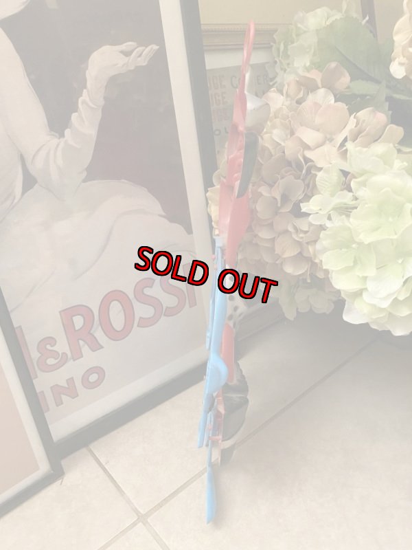 画像5: Huckleberry Hound Wall Plaques Red&Blue ハックルベリーハウンド　ハンナバーベラ　壁掛け　レッド&ブルー (5)