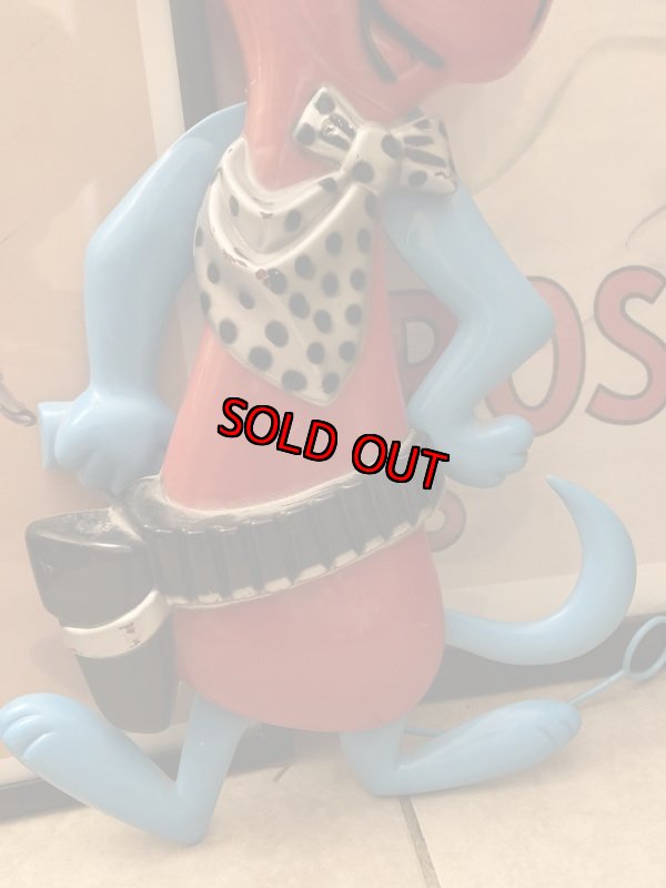 画像3: Huckleberry Hound Wall Plaques Red&Blue ハックルベリーハウンド　ハンナバーベラ　壁掛け　レッド&ブルー (3)