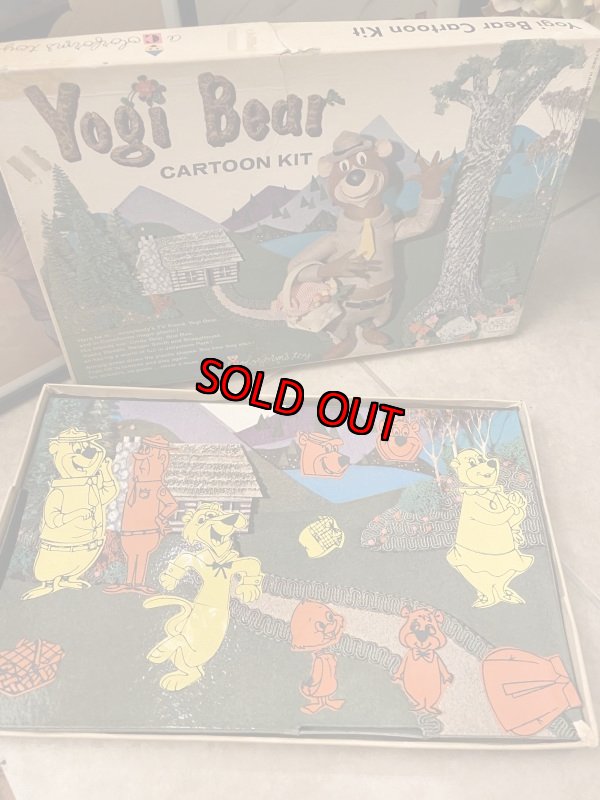 画像5: Yogi Bear Cartoon Box Kit With Box ハンナバーベラ　ヨギベア、箱入りカートゥーンボックスキット　1962 (5)