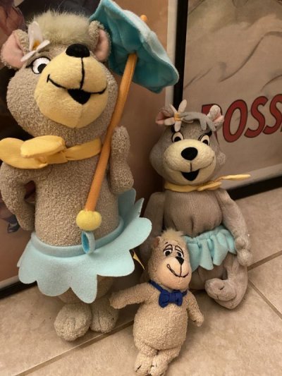 画像1: Hanna 　Barbera Yogi Bear Boo Boo  Plush Doll  ハンナバーベラ　ヨギベア　ブーブー　ぬいぐるみ　1980年代