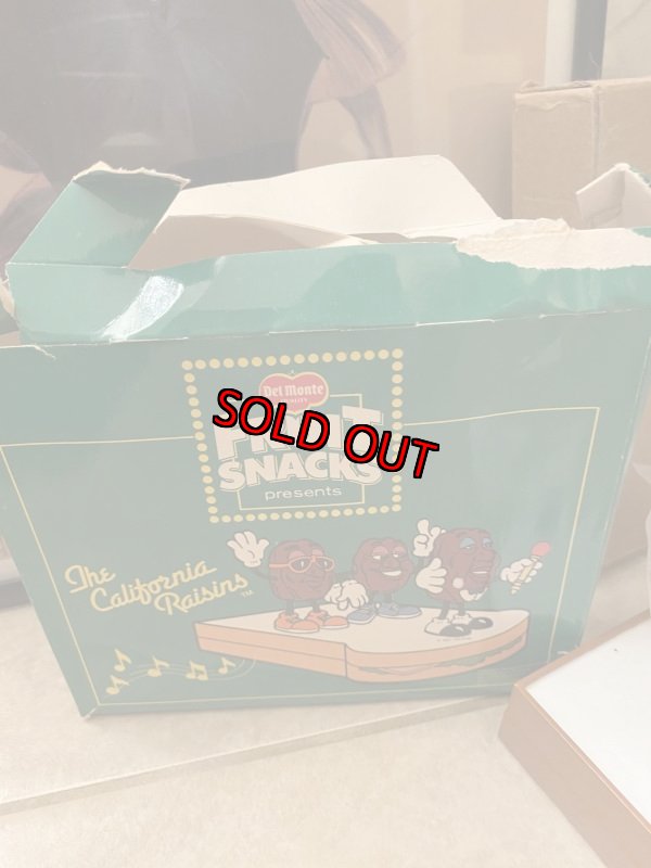 画像2: California Raisins  Bread Plastic Coin Bank With Box カリフォルニアレーズンの箱入りパン型プラスチック製貯金箱 (2)