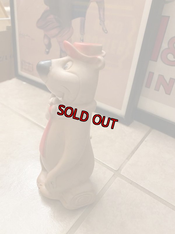 画像2: Hanna 　Barbera Yogi Bear Dell Squeak Doll ハンナバーベラ　ヨギベア　デル社　ソフビドール　60年代 (2)