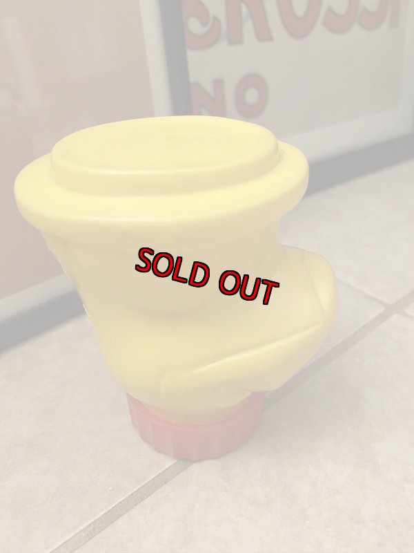 画像2: Huckleberry Hound  Head Plastic Jar ハックルベリーハウンド　ハンナバーベラ　プラスチック　ヘッド　ジャー (2)