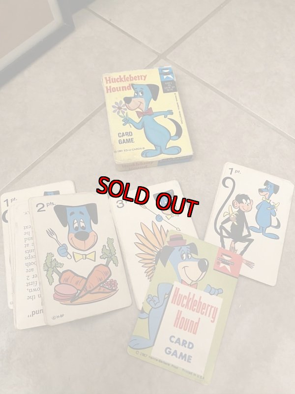 画像6:  Hucklebrry Houned Card GameWith Case ハックルベリーハウンド ケース入り カードゲーム 60年代 (6)