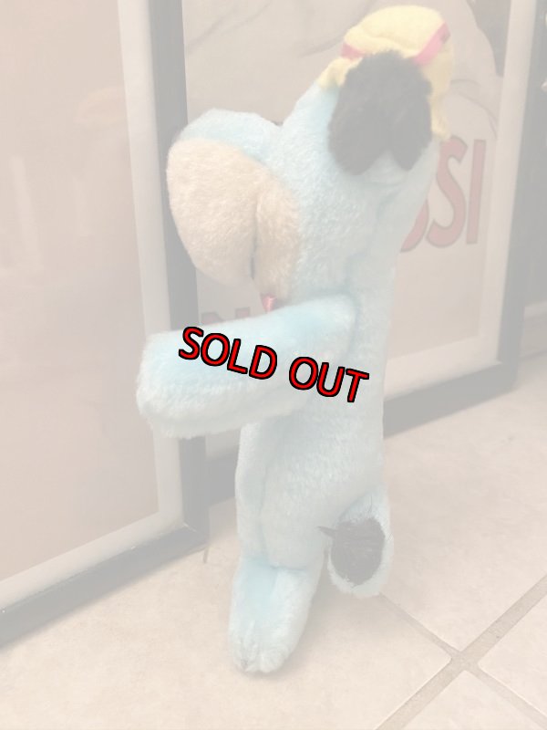 画像5: Huckleberry Hound plush doll ハックルベリーハウンド ぬいぐるみ ドール 1988年 (5)
