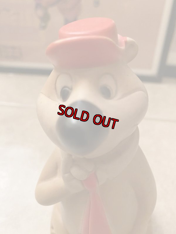 画像5: Hanna 　Barbera Yogi Bear Dell Squeak Doll ハンナバーベラ　ヨギベア　デル社　ソフビドール　60年代 (5)