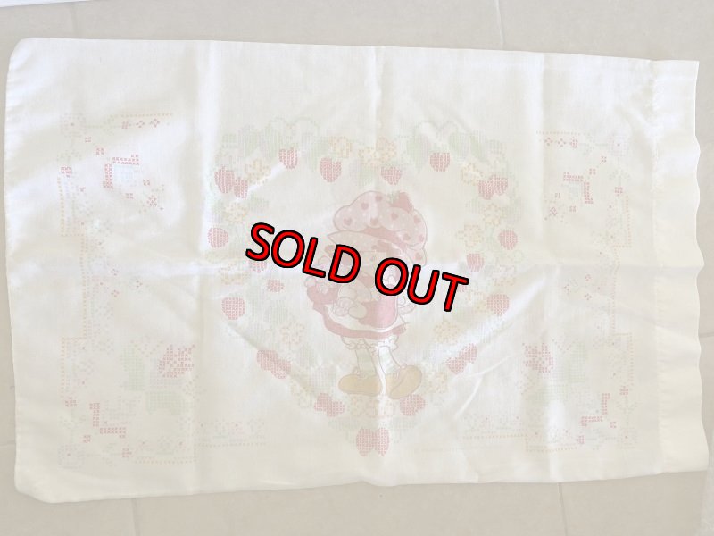 画像1: Strawberry Shortcake Pillow Case ストロベリーショートケーキ　ピローケース (1)