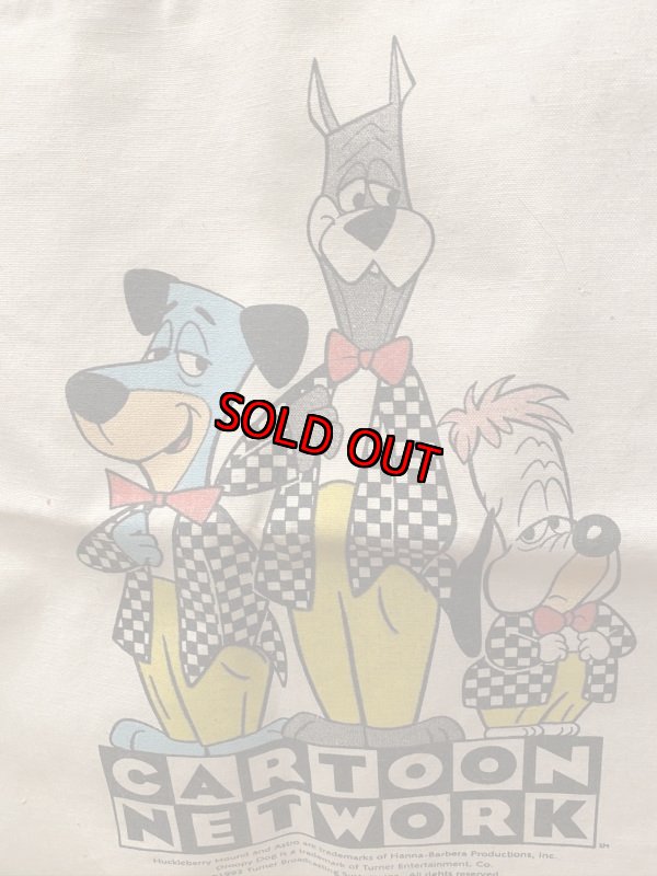 画像2: Huckleberry Hound  Canvas Tote Bag ハックルベリーハウンド ハンナバーベラ キャンバス トート バッグ 1992 (2)