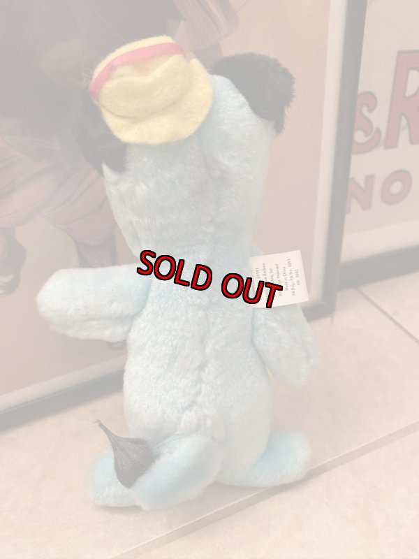 画像4: Huckleberry Hound plush doll ハックルベリーハウンド ぬいぐるみ ドール 1988年 (4)