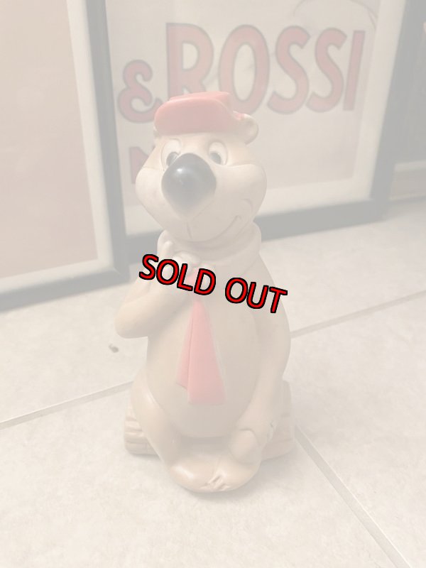 画像1: Hanna 　Barbera Yogi Bear Dell Squeak Doll ハンナバーベラ　ヨギベア　デル社　ソフビドール　60年代 (1)