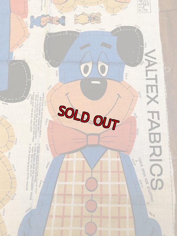 画像2:  Huckleberry Hound fabric pillow doll kit ハックルベリーハウンド　ハンナバーベラ　ピロードール　生地　キット (2)