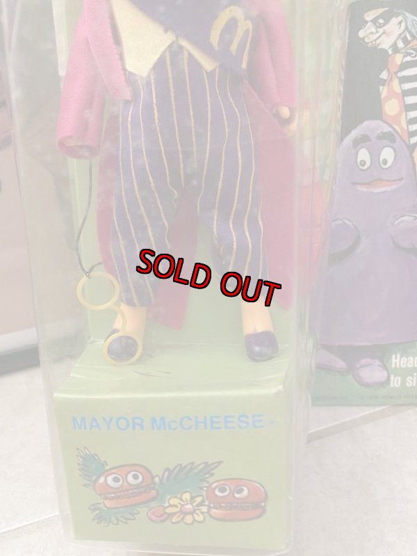 画像4: McDonald’s  Remco　 Mayer McCheese  Doll 1976 レムコ製　マクドナルドのメイヤー　マックチーズ人形　ブリスター入り (4)