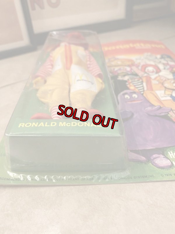 画像8: McDonald’s  Remco　 Ronald Doll 1976 レムコ製　マクドナルドのロナルド　人形　ブリスター入り (8)