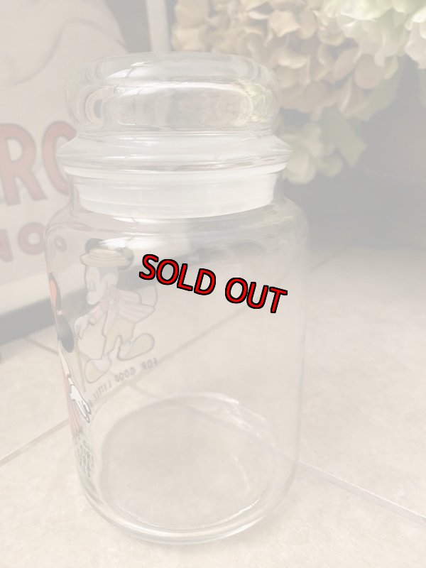 画像4: Disney Mickey Mouse  Glass Jar ディズニーのミッキーマウス　グラスジャー (4)