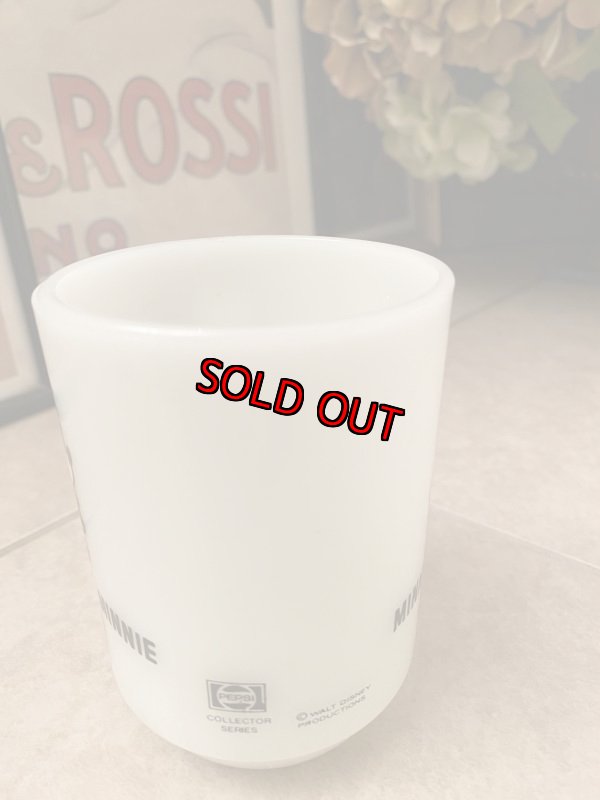 画像5: Fire King Disney Minnie Mouse Mug ファイヤーキング　ディズニー　ミニーマウス　ミルクグラス (5)