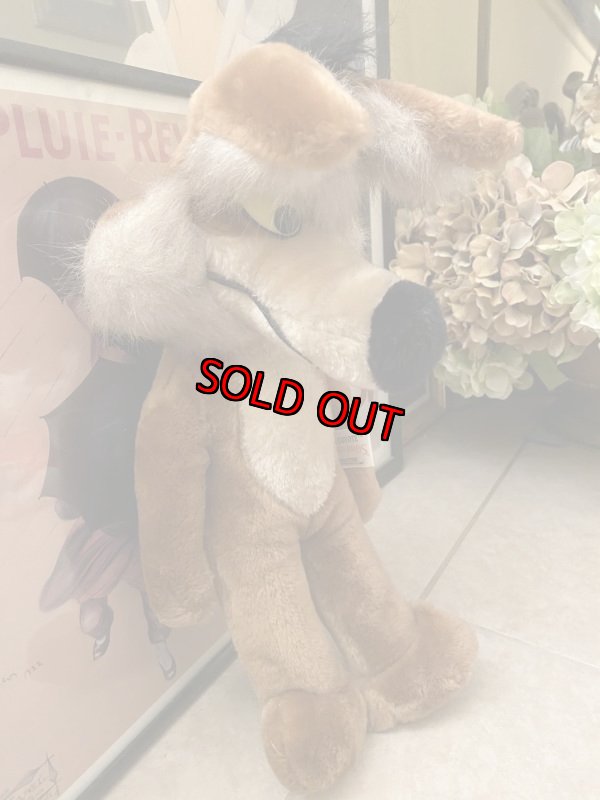 画像2: Looney Tunes  Wile. E. Coyote Plush Doll ルーニーチューンズ ワイリーコヨーテ ぬいぐるみ 1987年 (2)