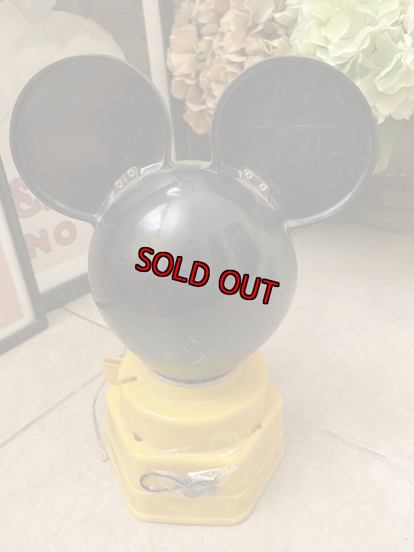 画像4: Disney Mickey Mouse  Gumball Machine ディズニーのミッキーマウス　イエロー　ガムボールマシン　1960年代 (4)
