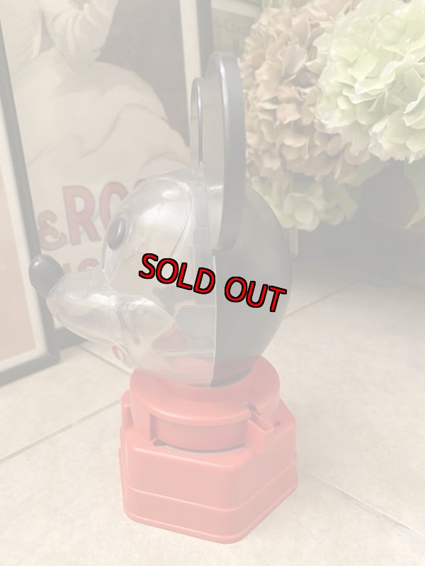 画像4: Disney Mickey Mouse  Red Gumball Machine ディズニーのミッキーマウス　レッド　ガムボールマシン　1960年代 (4)