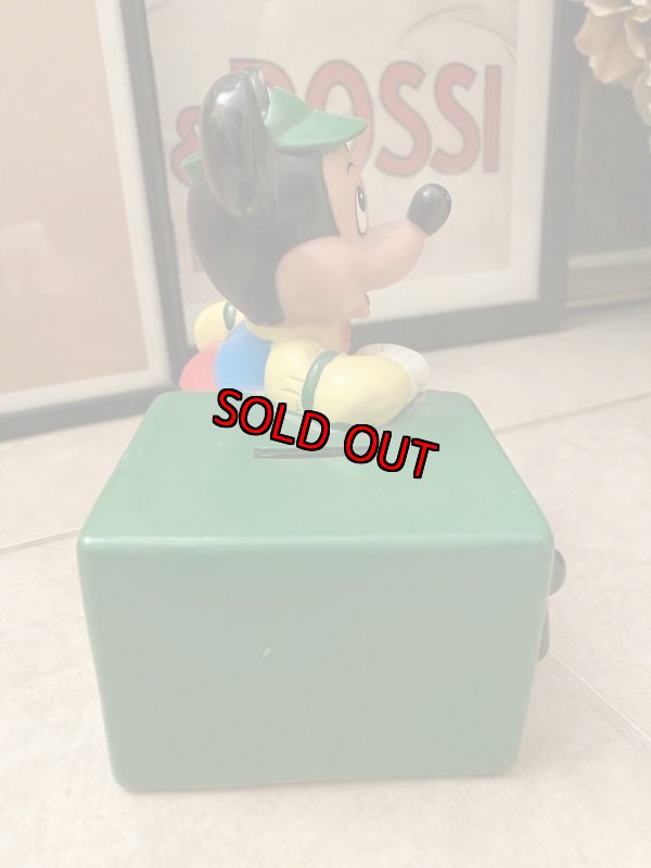 画像4: Disney Mickey Mouse  Vinyl doll coin bank ディズニーのミッキーマウス　ソフビ　貯金箱 (4)