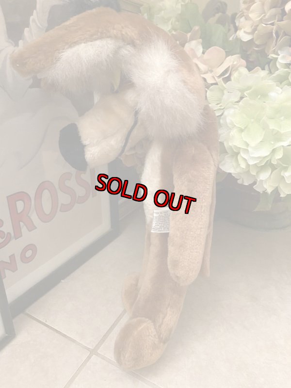 画像3: Looney Tunes  Wile. E. Coyote Plush Doll ルーニーチューンズ ワイリーコヨーテ ぬいぐるみ 1987年 (3)