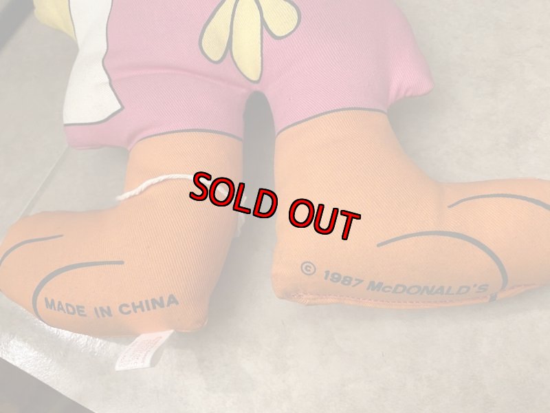 画像5: McDonald’s Birdy  Pillow Doll  マクドナルドのバーディー、ピロードール1987年 (5)