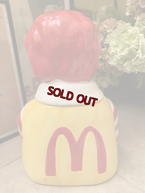 画像5: McDonalds Ronald ceramic  Cookie Jar マクドナルド、ロナルドの陶器製クッキージャー　1997年 (5)