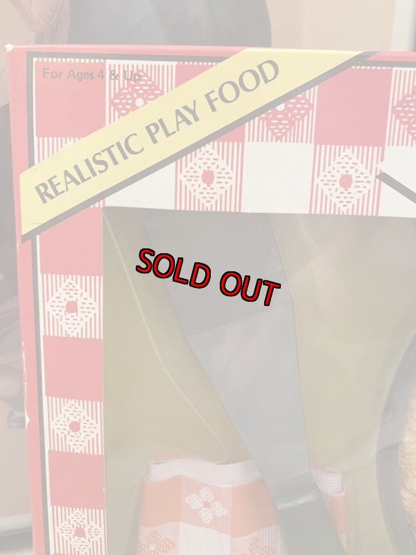 画像2: Pizza Hut play food set with box ピザハットの箱入りプレイフードセット (2)