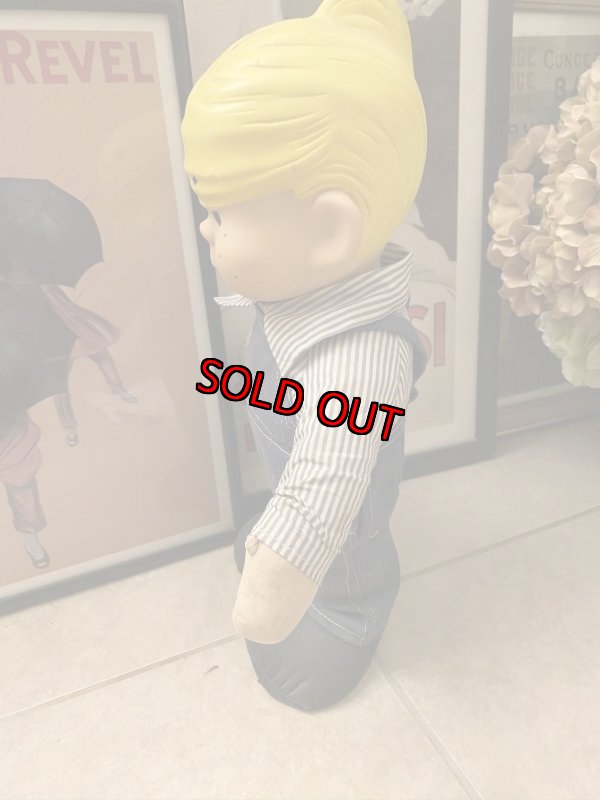 画像4: Dennis the Menace Rubber Face doll  わんぱくデニス　ラバーフェイス　ドール　オーバーオール (4)