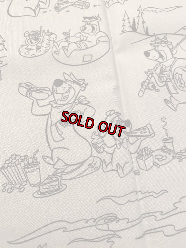 画像3: Hanna 　Barbera Yogi Bear Pillowcase Gray ハンナバーベラ　ヨギベア　ピローケース　枕カバー (3)