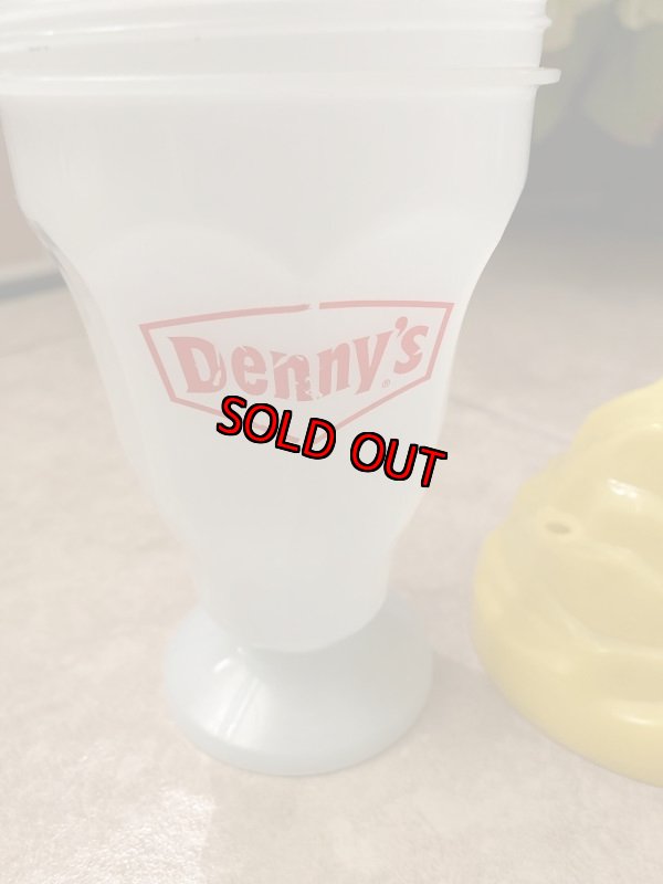 画像6: Denny’s restaurant plastic ice cream sundae drink cup Yellow / デニーズ プラスチック製 アイスクリーム サンデー カップ イエロー (6)