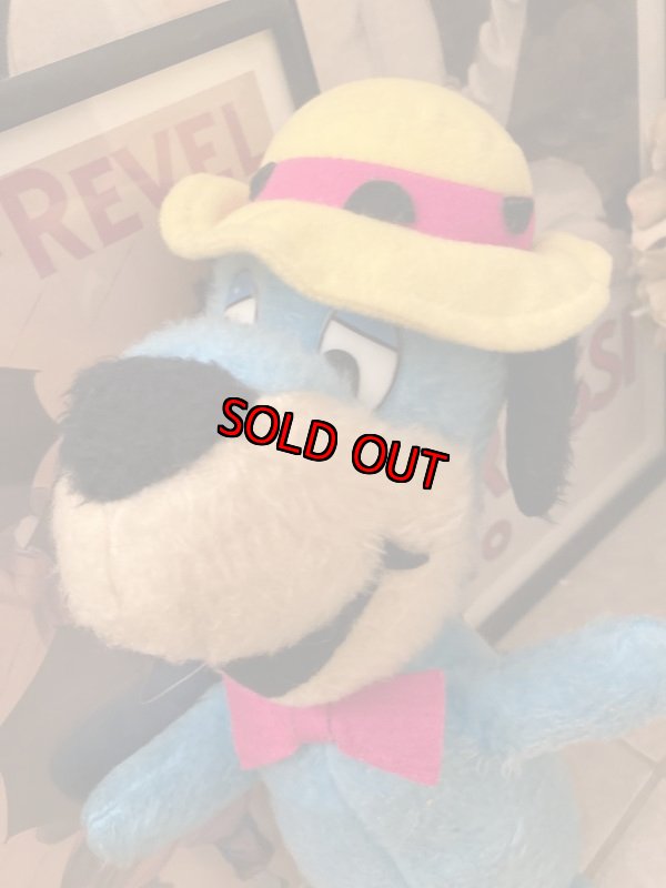 画像2: Hanna 　Barbera Huckleberry Hound Plush Doll Mighty Star ハンナバーベラ　ハックルベリーハウンド　　ぬいぐるみ　1980年 (2)