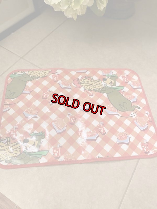 画像4: Hanna 　Barbera Yogi Bear Place Mat / ハンナバーベラ　ヨギベア　プレースマット　ランチョンマット　　(A) (4)