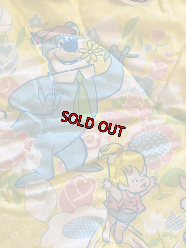 画像3: Hanna  Barbera Yogi Bear Flintstones Baby Blanket /  ハンナバーベラ ヨギベア  フリントストーンズ ベイビー ブランケット (3)
