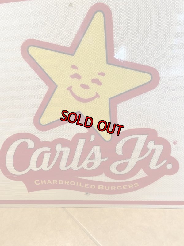 画像2: CarlsJr highway Roadside sign / カールスジュニアのハイウェイ ロードサイドサイン、高速道路　看板 (2)