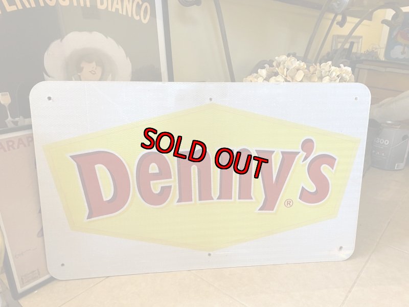 画像1: Denny‘s highway Roadside sign / デニーズのハイウェイ ロードサイドサイン、高速道路　看板 (1)