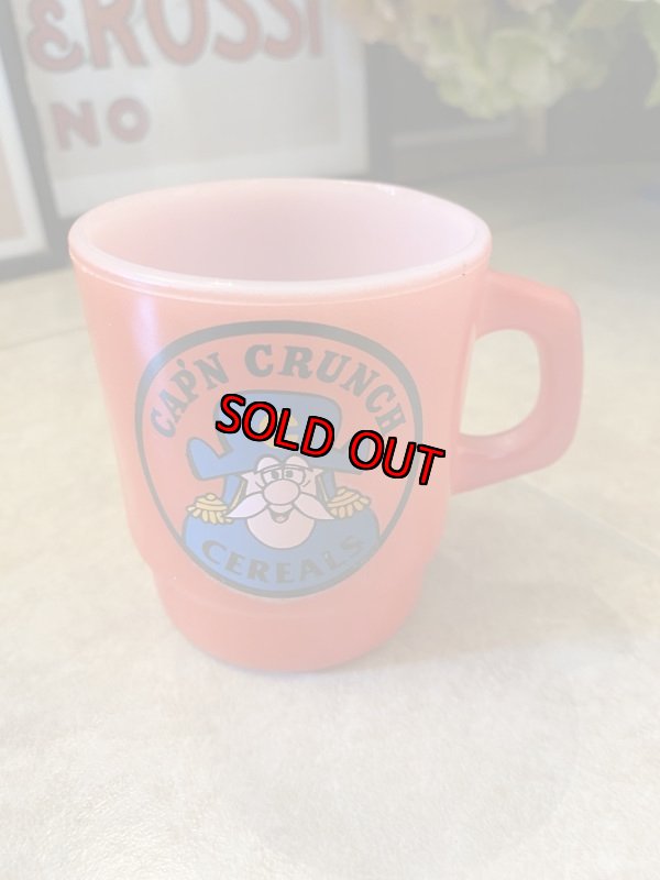 画像1: Fire King Captain Crunch Mug / ファイヤーキング　キャプテン　クランチ　マグ　　ミルクグラス (1)