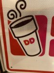 画像2: Dunkin Donuts highway Roadside sign / ダンキンドーナツのハイウェイ ロードサイドサイン、高速道路　看板 (2)