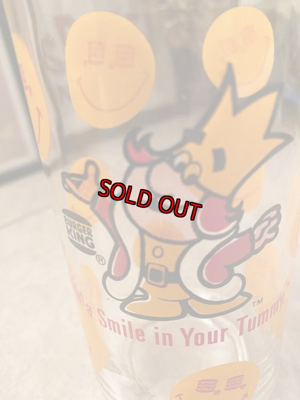 画像2: Burger King Orange Smiles Glass / バーガーキングのオレンジスマイル　グラス (2)