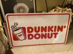 画像1: Dunkin Donuts highway Roadside sign / ダンキンドーナツのハイウェイ ロードサイドサイン、高速道路　看板 (1)
