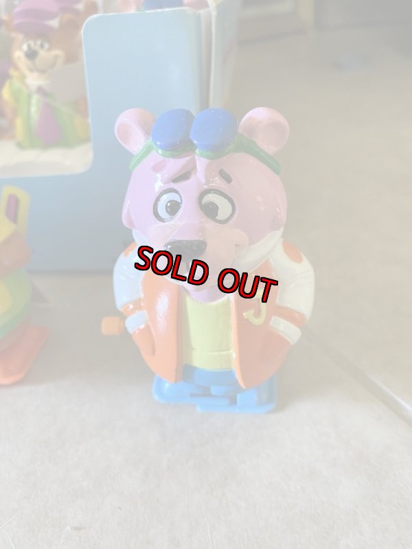 画像7: Hanna  Barbera Yogi Bear Wind Up  With Box  / ハンナバーベラの箱入りヨギベア 、ハックルベリーハウンド ウィンドアップ  トコトコ人形セット (7)