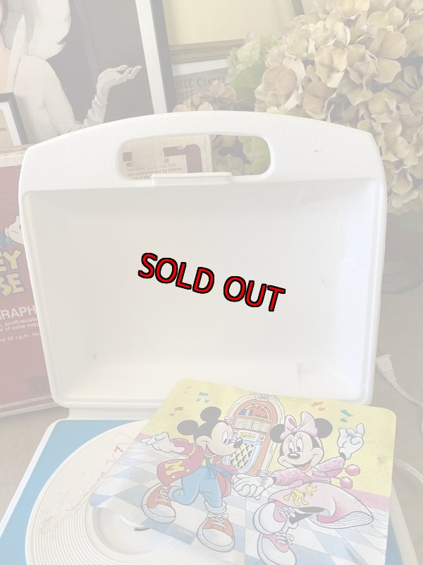 画像4: Disney Mickey Mouse  Records Player With Box / ディズニーのミッキーマウス　レコードプレーヤー  (4)