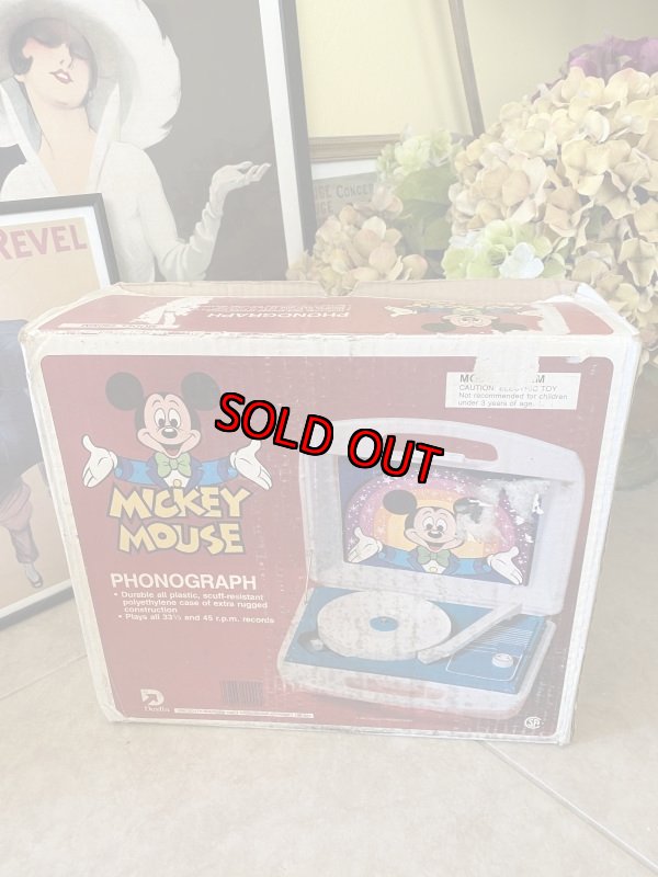 画像6: Disney Mickey Mouse  Records Player With Box / ディズニーのミッキーマウス　レコードプレーヤー  (6)