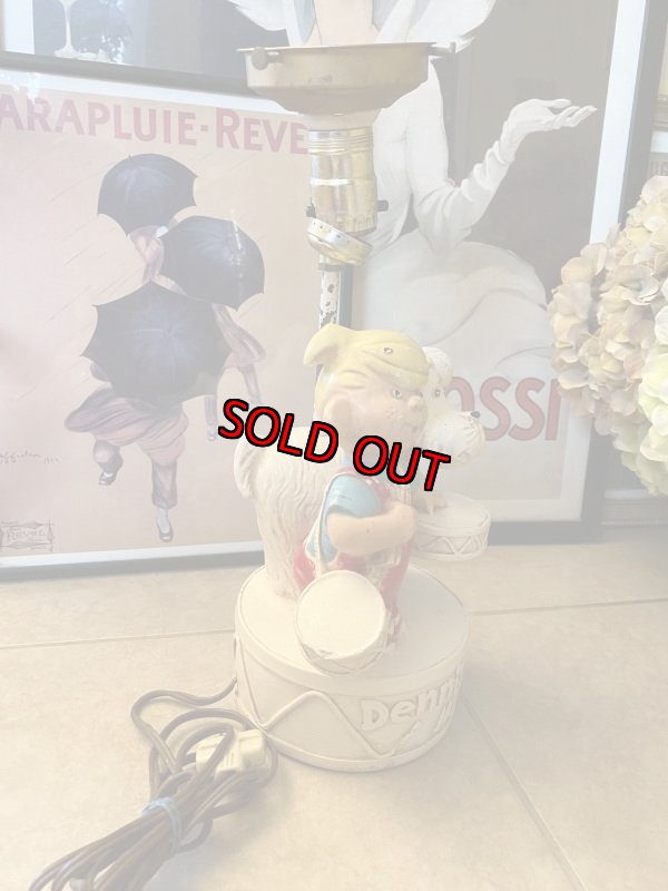 画像4: Dennis the Menace doll Lamp 60‘s / わんぱくデニス　ドール　ランプ　ナイトランプ　60年代 (4)